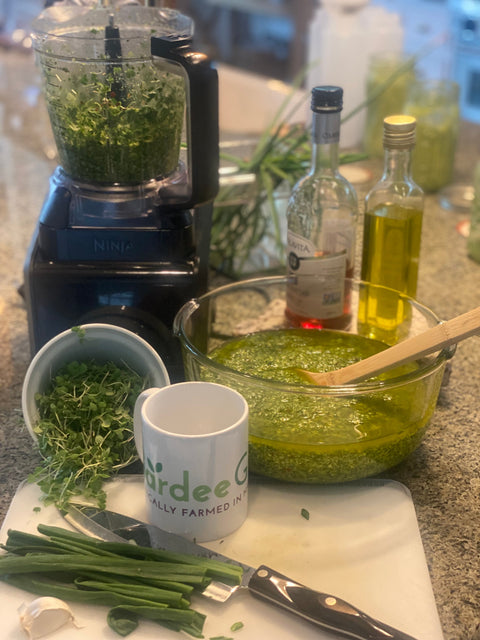 Hardee Greens Arugula Basil Chimichurri